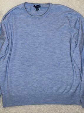 Peter Millar Heather Light Blue Crewneck Sweater
